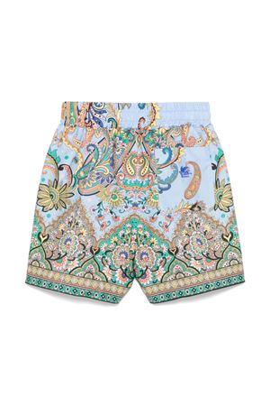 multicolor cotton shorts ETRO KIDS | GW6Q79P0523685MC